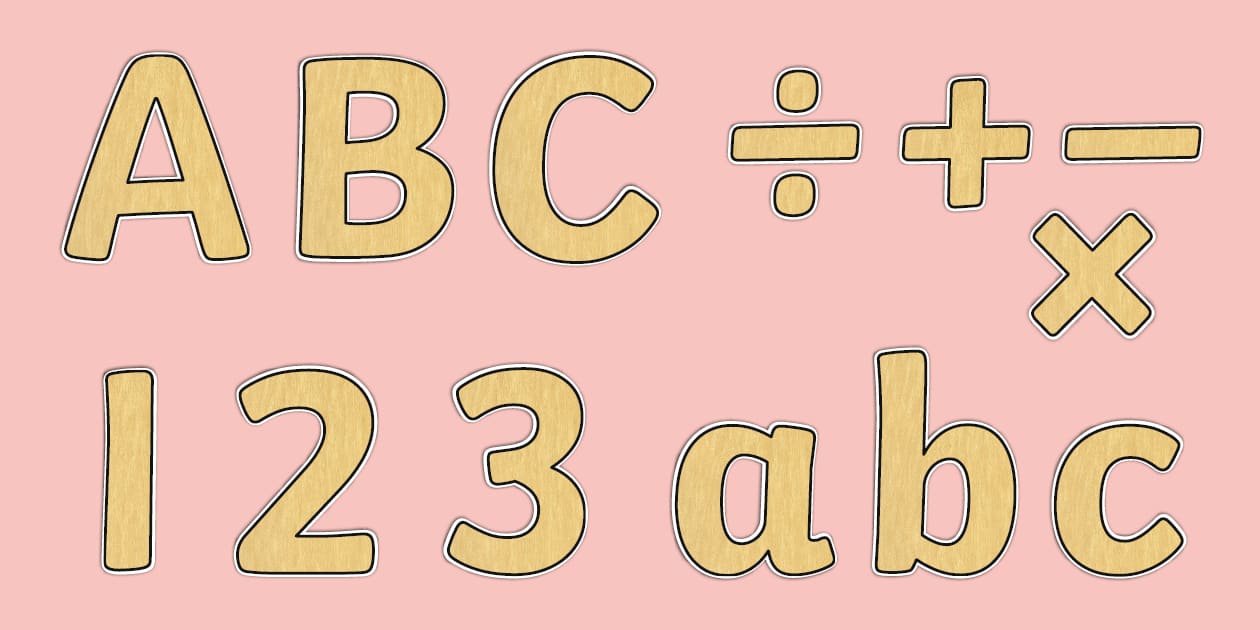 Patterns For Display Lettering Lion Pattern Display Lettering (teacher made) - Twinkl