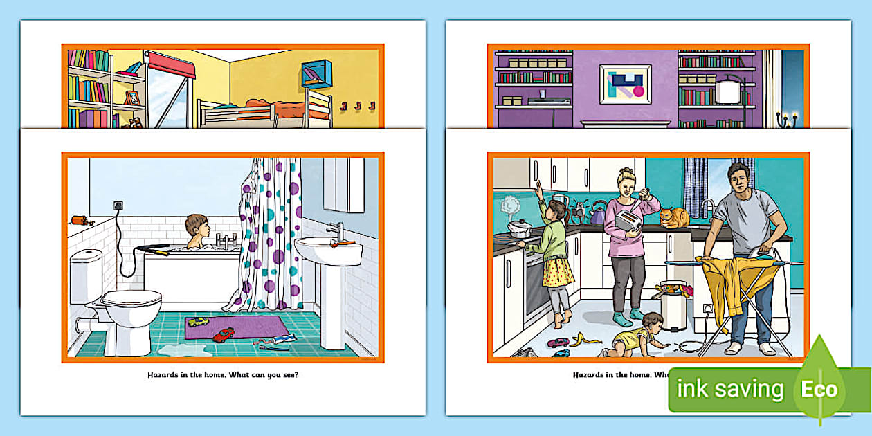 KS2 Safety in the Home Hazards Picture Pack (teacher made)