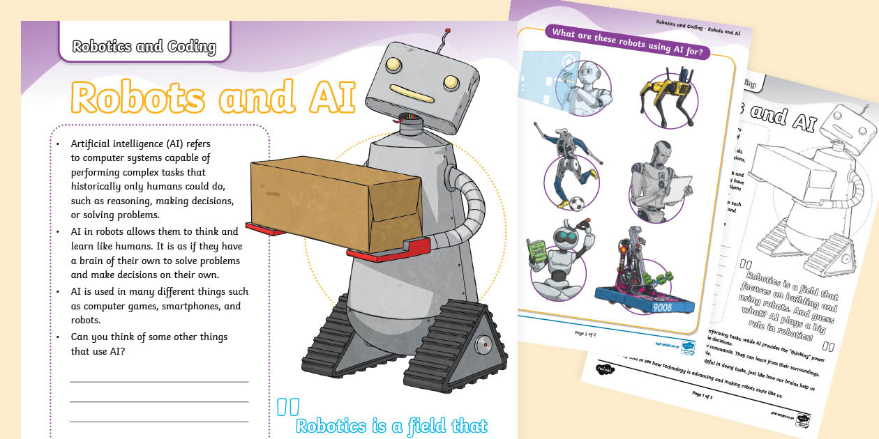 Robotics and Coding – Robots and AI (teacher made)