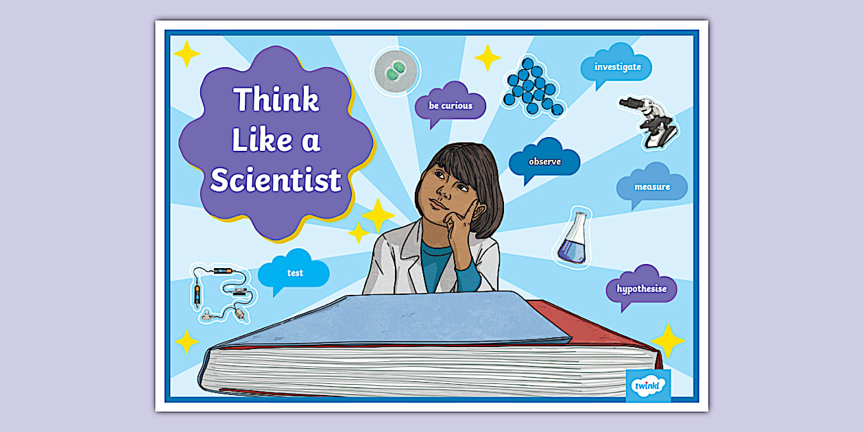 Think Like a Scientist Display Poster (Teacher-Made)