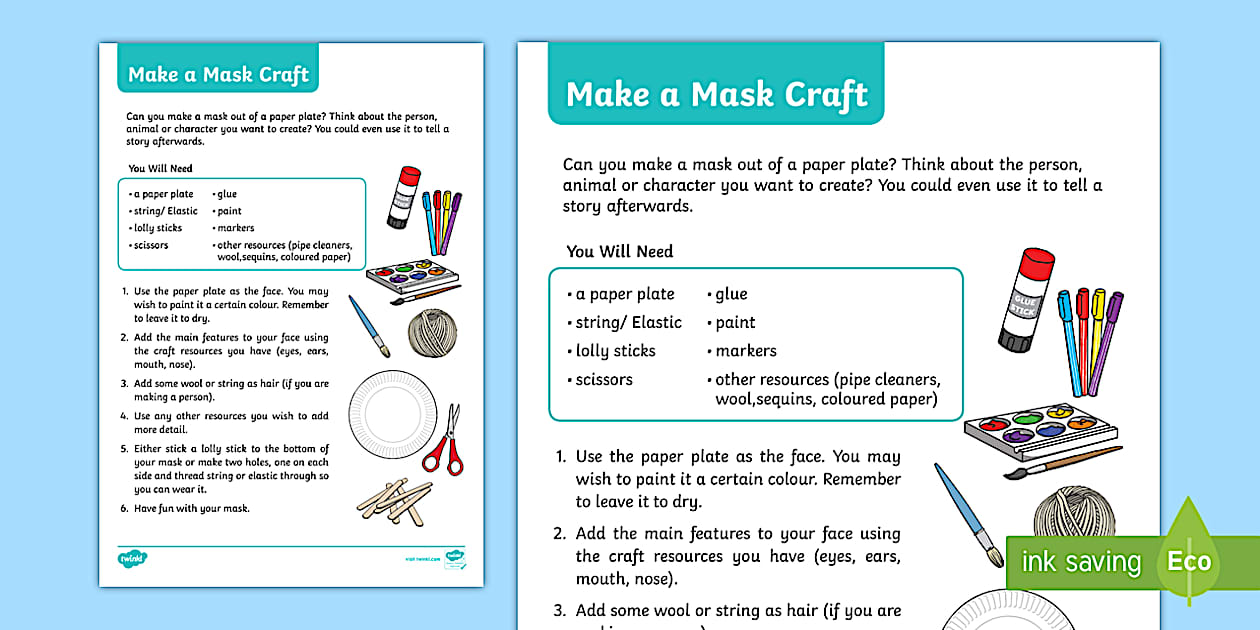Make a Mask Craft