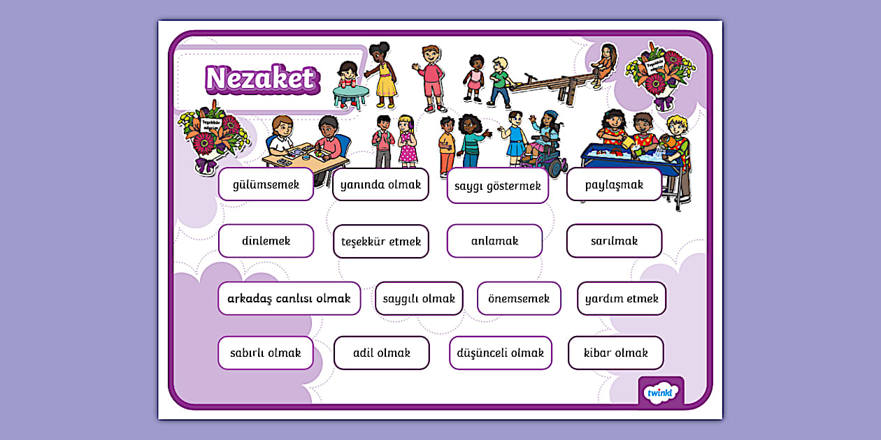 Nezaket Kelimeleri | Poster (l'enseignant a fait) - Twinkl
