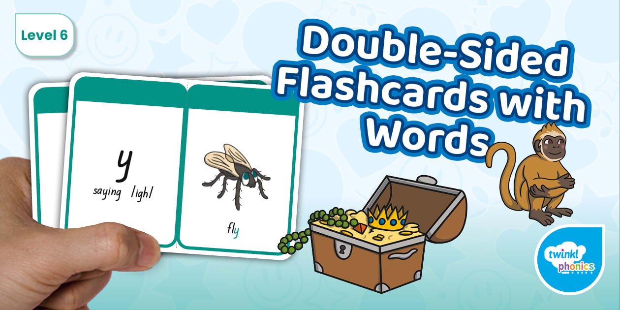 Level 6: Double-Sided Flashcards with Words