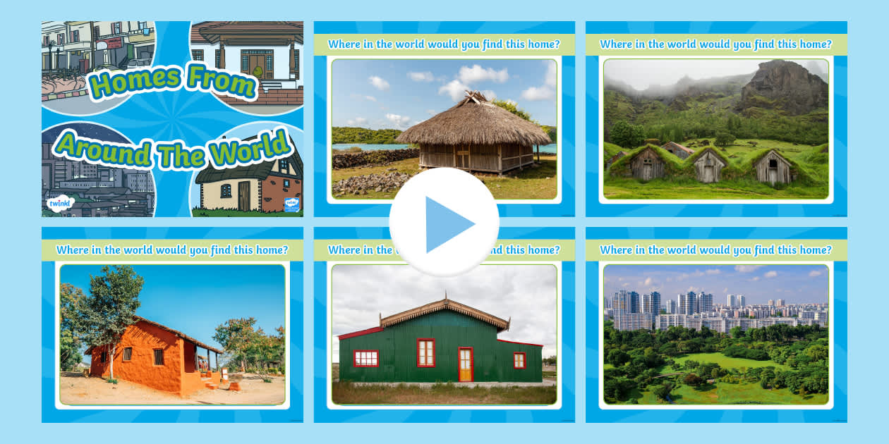 Homes From Around the World PowerPoint - Twinkl