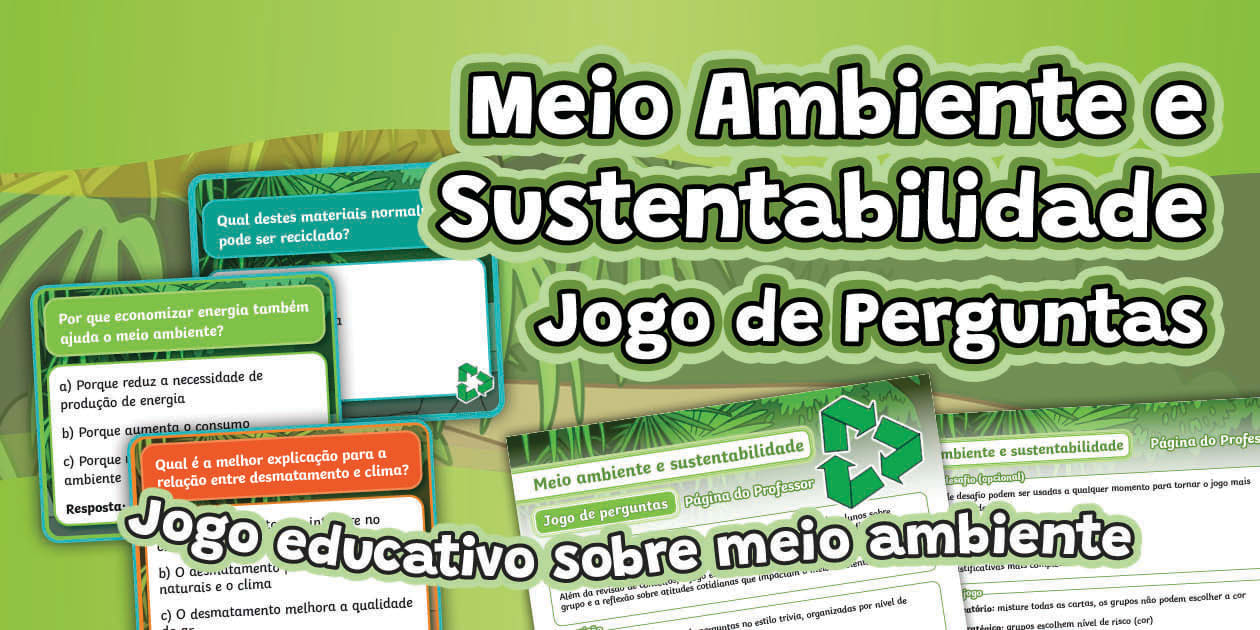Jogo de Perguntas sobre {meio ambiente}