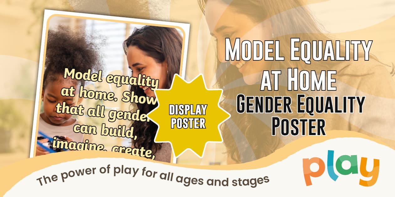 Equality Model Model Equality at Home - Gender Equality Poster