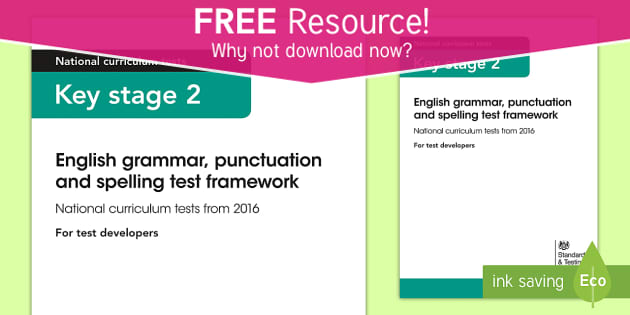 2016-key-stage-2-english-grammar-punctuation-and-spelling-test-framework