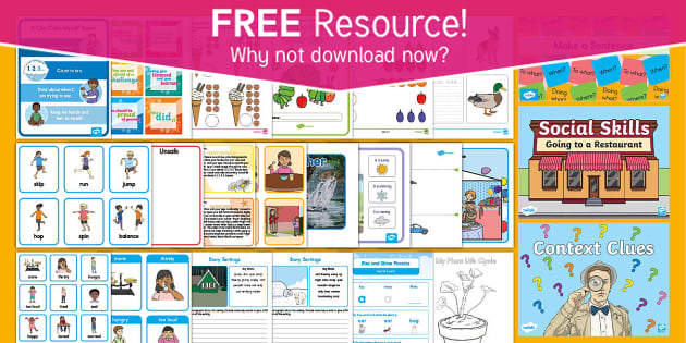 FREE Sped Resources Special Education Teaching Pack   Us Se 1 Free Special Education Teaching Pack Ver 5 