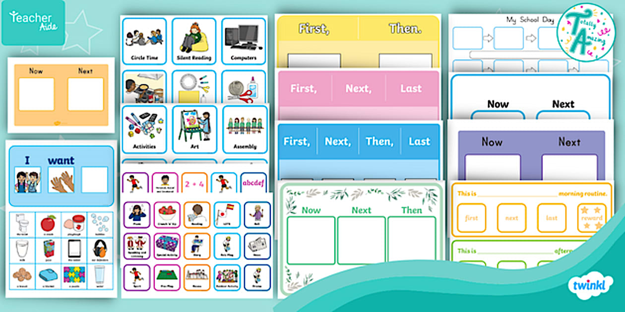 Teacher Aide Visual Timetable Pack (teacher made) - Twinkl