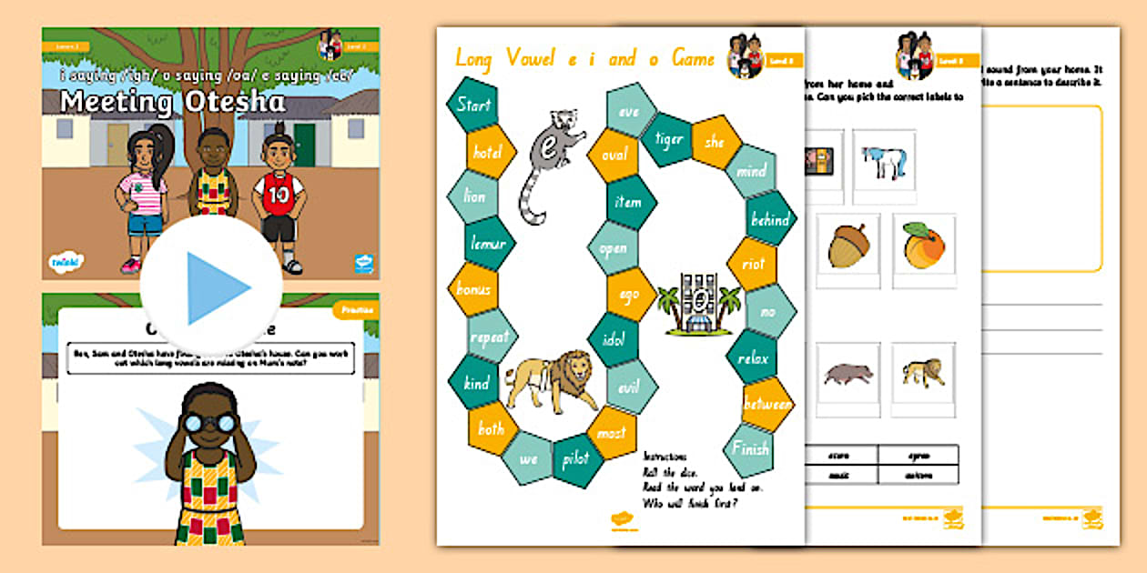 NZ Week 9 Lesson 3 Long Vowels Lesson Three (teacher made)