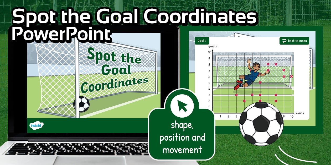 M.goal Scotland Spot the Goal Coordinates PowerPoint