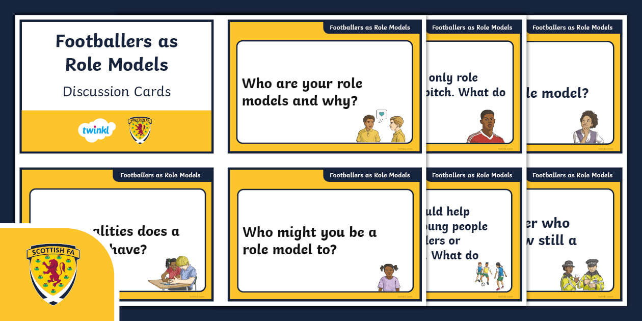 Footballers As Role Models Discussion Cards