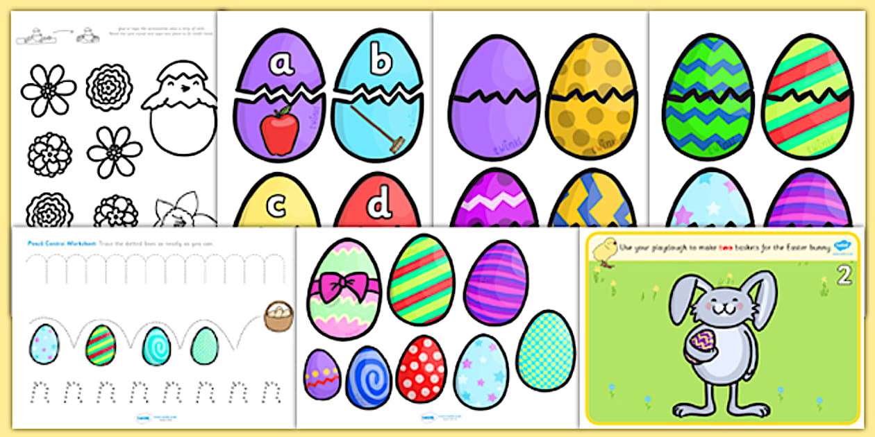 Easter Activity Pack EYLF (teacher made) - Twinkl