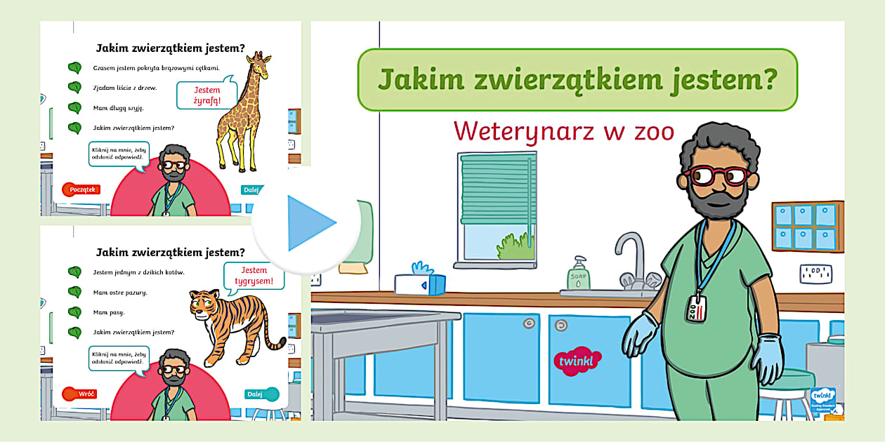 Zagadki dla dzieci o zwierzętach | Prezentacja PowerPoint