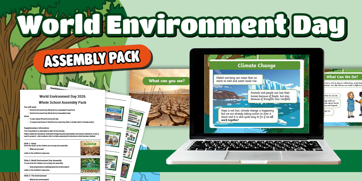 World Environment Day Whole School Assembly Pack