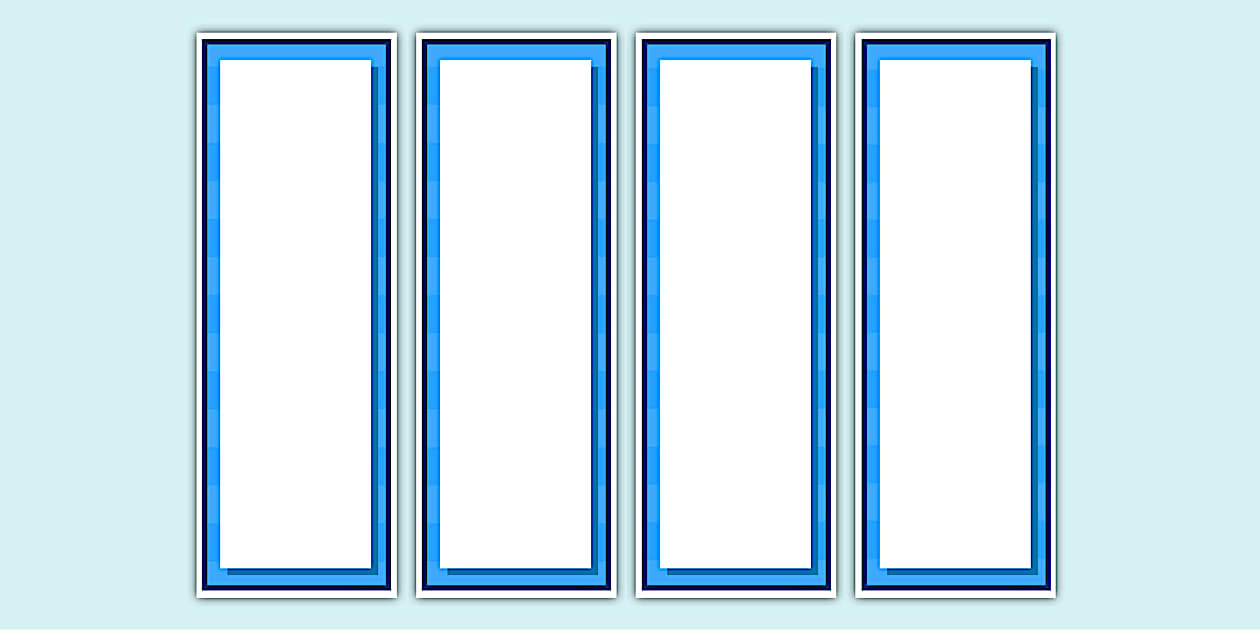 Editable Vocabulary Bookmark