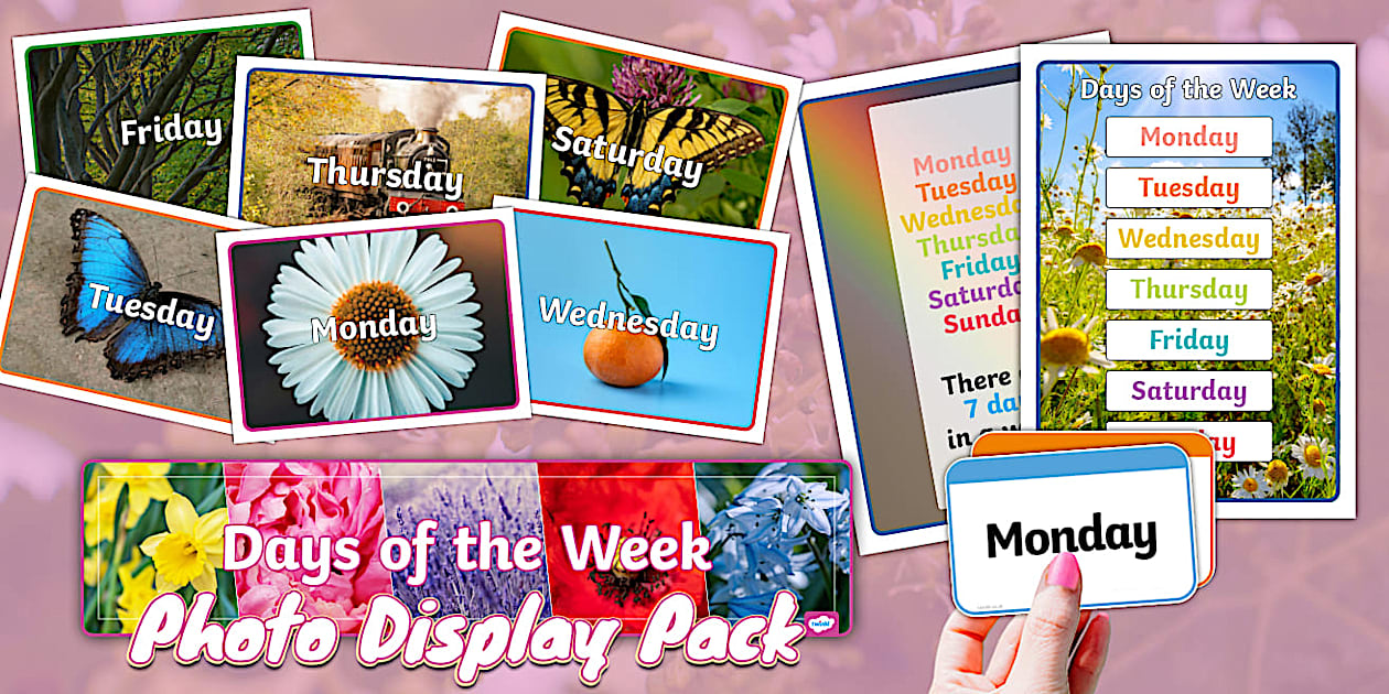 Days of the Week Display Pack