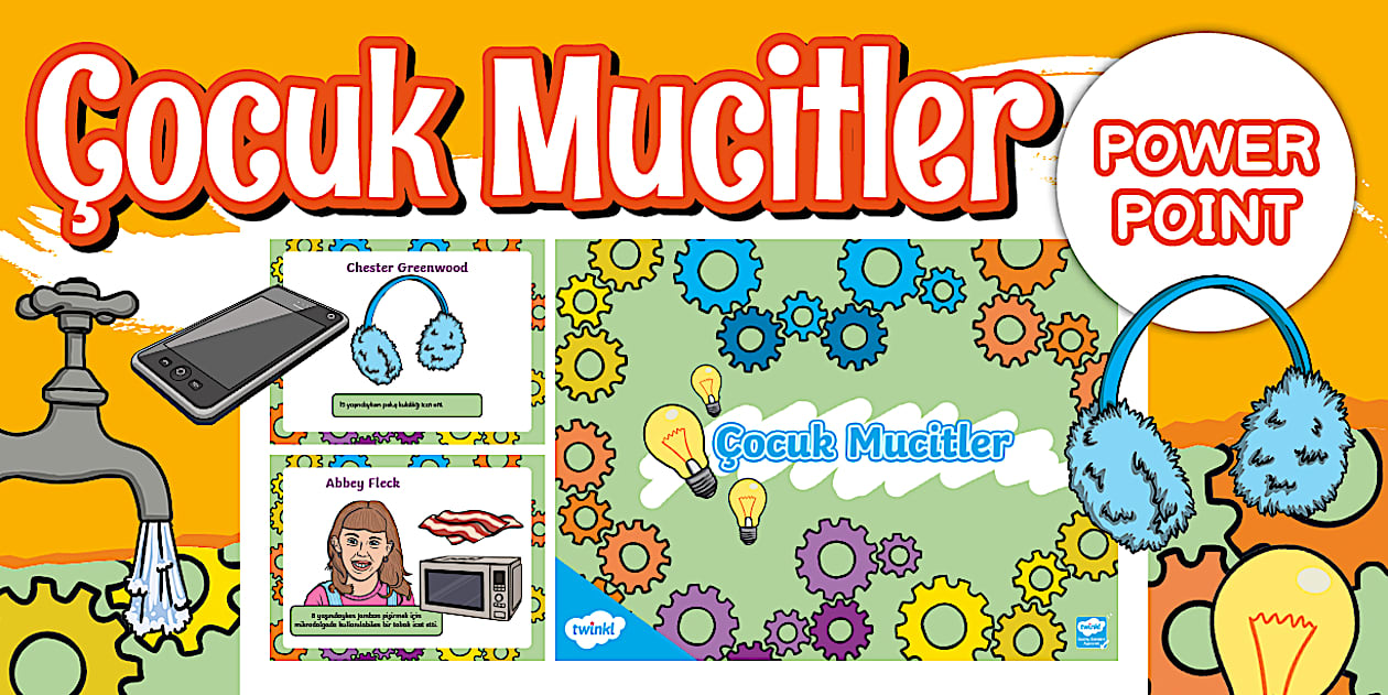 Çocuk Mucitler | PowerPoint-Twinkl