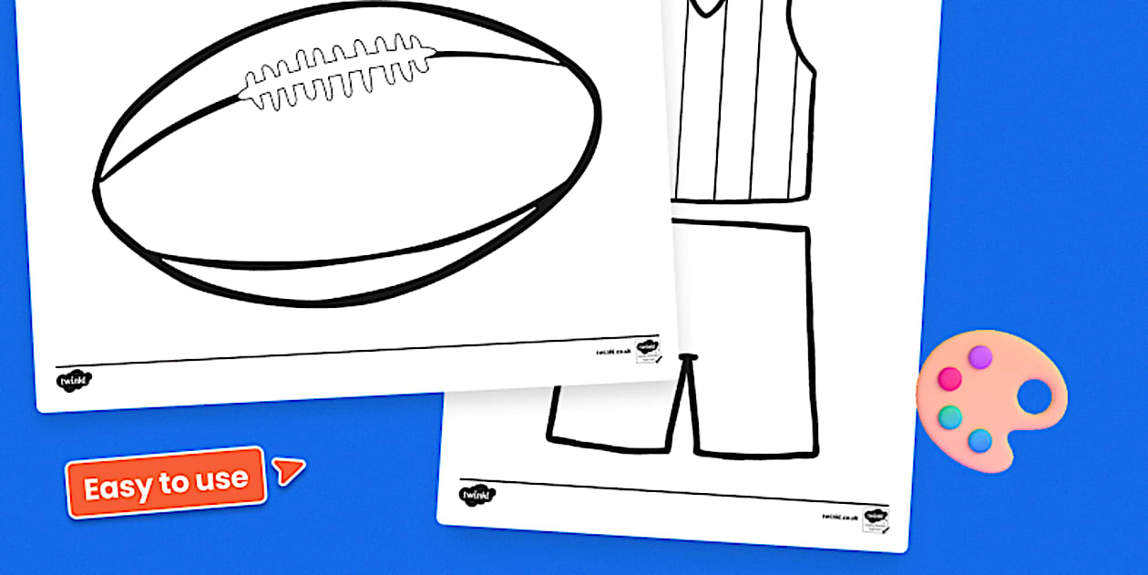 AFL Colouring Pages - Australian Primary Resource