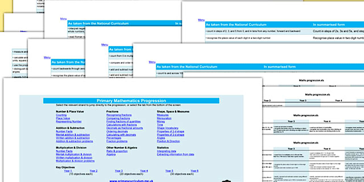 Maths Progression Map Twinkl - T2 PA 002 Maths Progression Map 