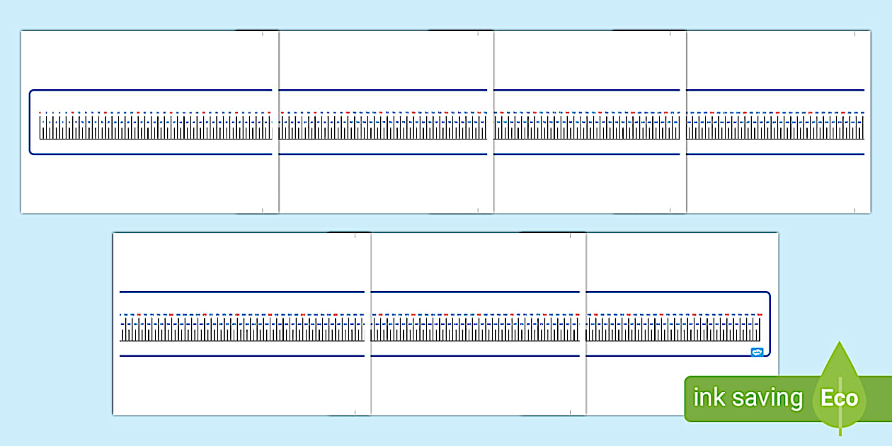  giant 0 1000 number line counting in 1s teacher made 