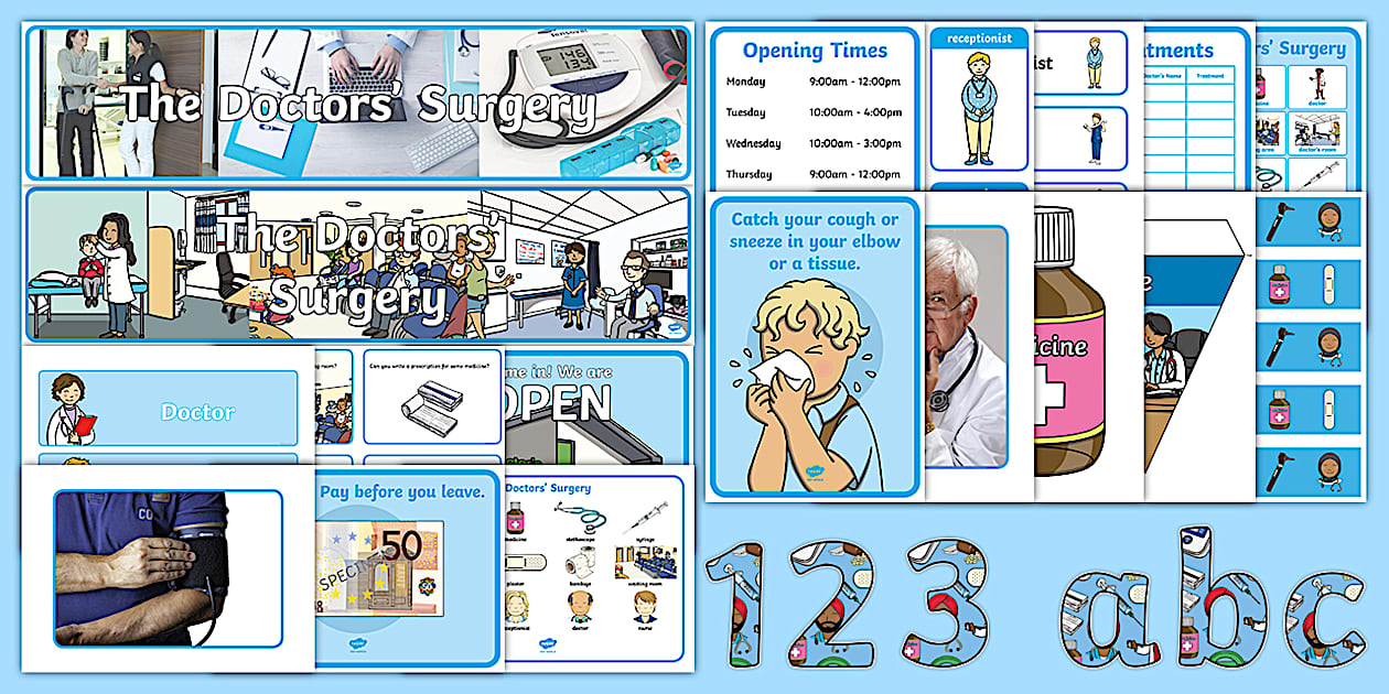 The Doctors' Surgery Aistear Display Pack (teacher made)