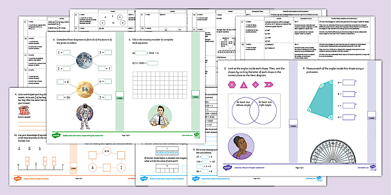 👉 Year 5 Maths Ready to Progress Assessment Pack - Twinkl