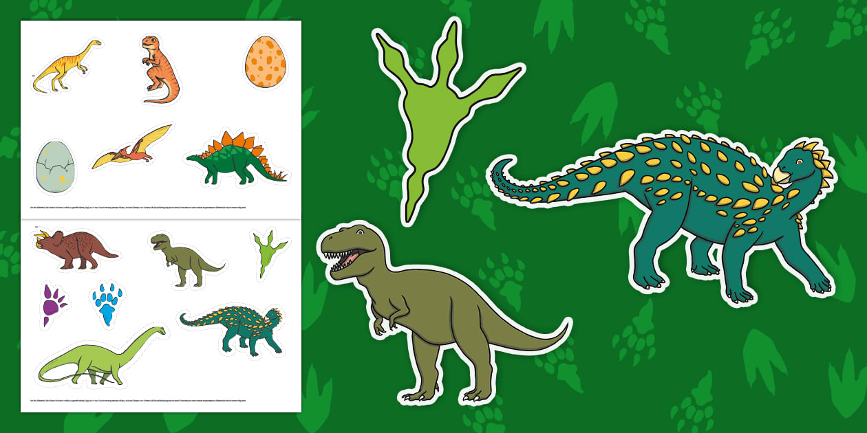  Luxus Bastelvorlage Dinosaurier Vorlagen Zum Ausschneiden Bild Motiv 