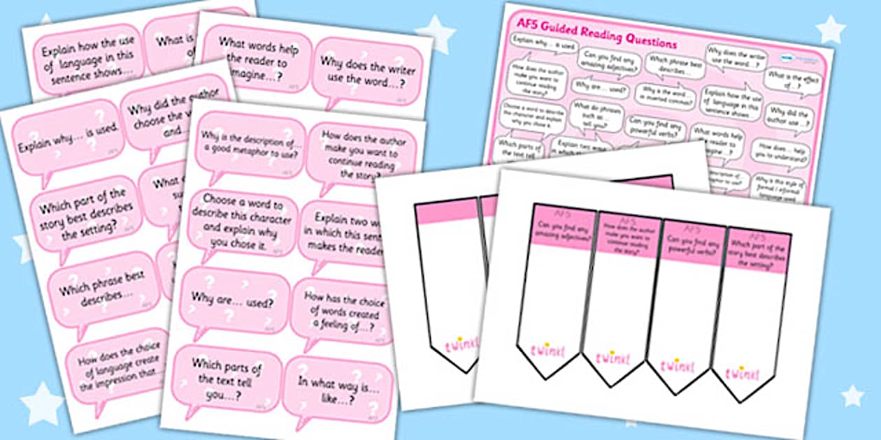 AF5 Guided Reading Resource Pack (Hecho por educadores)
