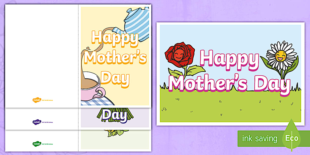 Crisp Twinkl Mothers Day Cards Scene Digital Art