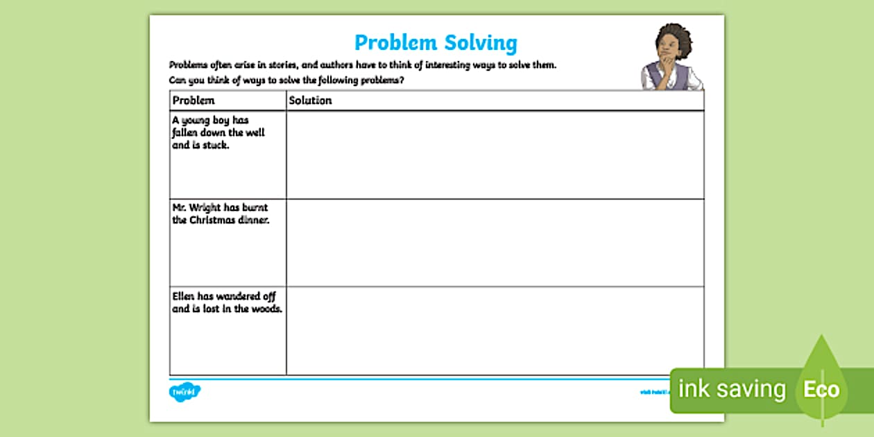 Editable Resolutions Problem Solving Writing Frames - Twinkl