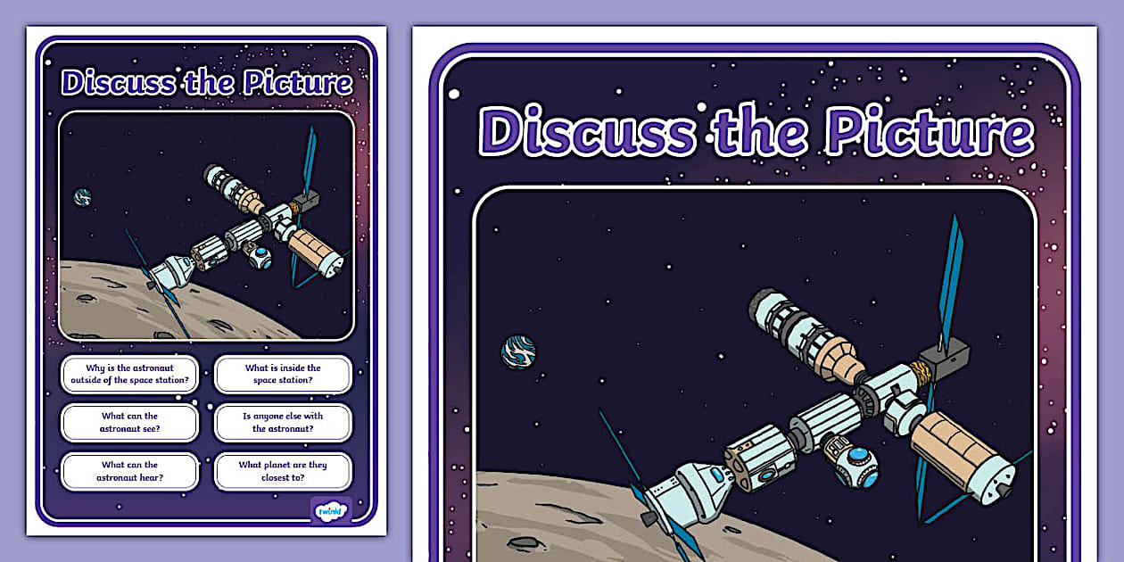 Discuss the Space Scene Picture Prompt - Twinkl