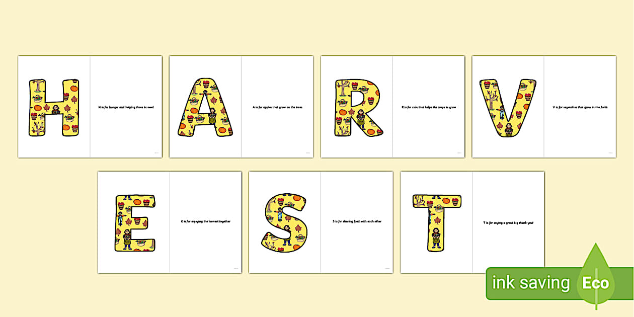 Harvest Festival Reading Letters,Harvest Festival - Twinkl