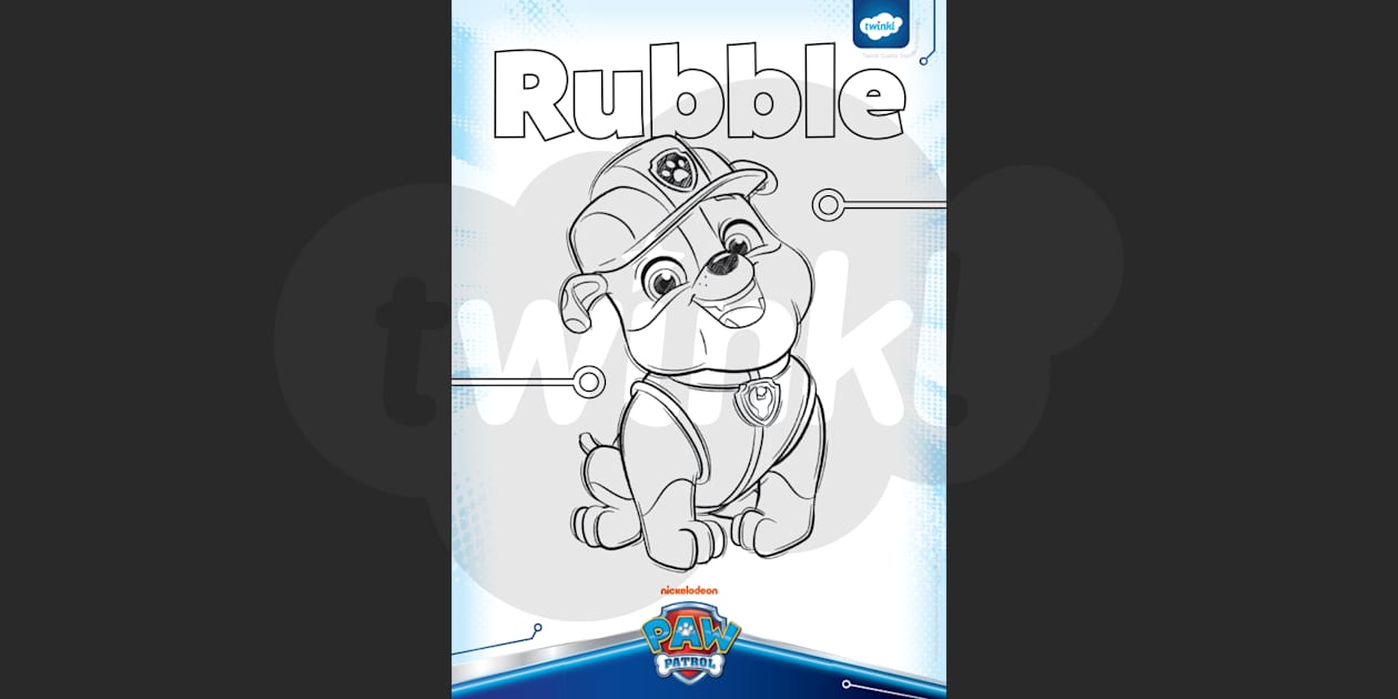 paw patrol printable sheets