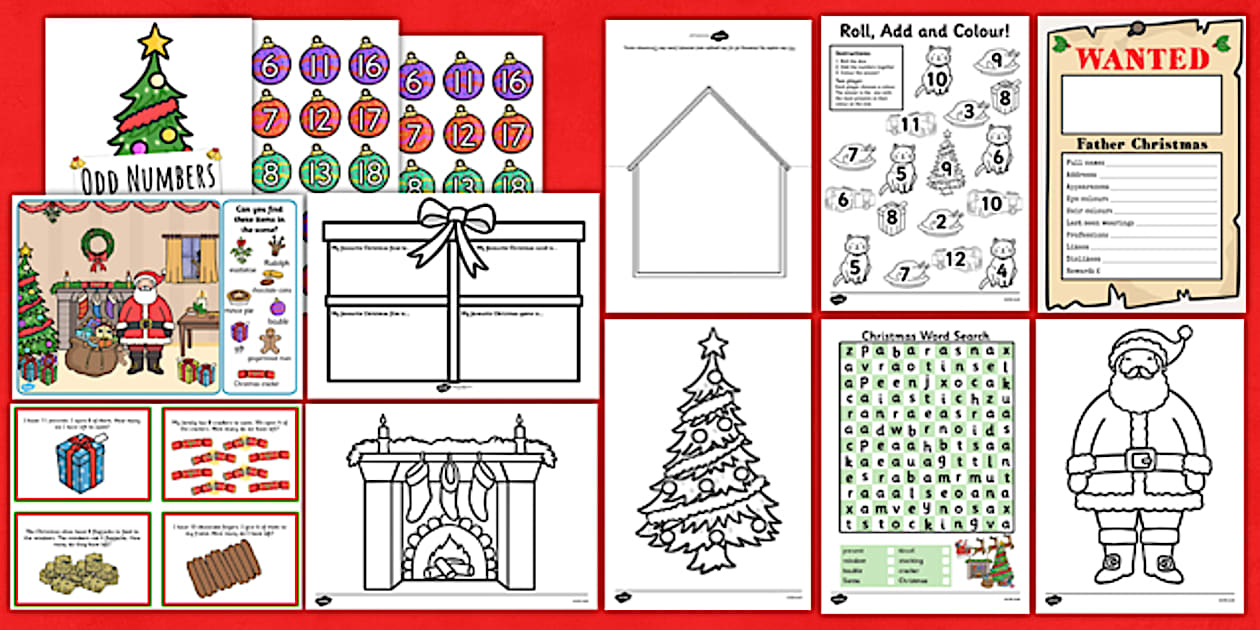 Foundation Phase Christmas Activity Pack- foundation phase,, christmas,