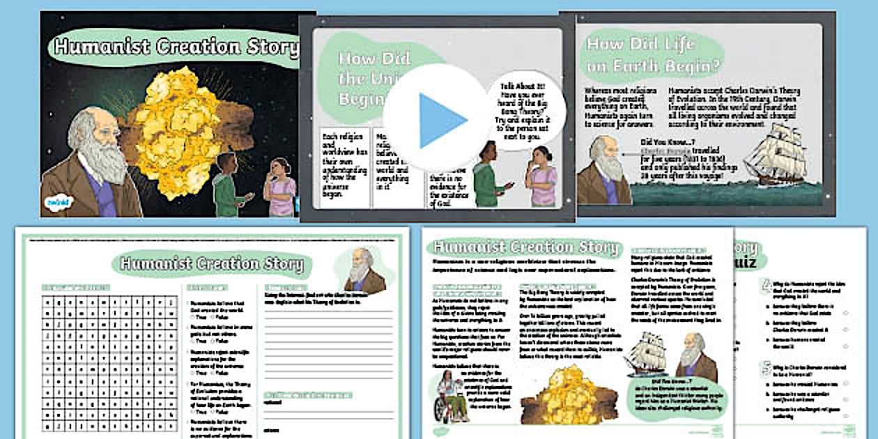 Humanist Creation Story Teaching Pack | Twinkl | KS2 | R.E.