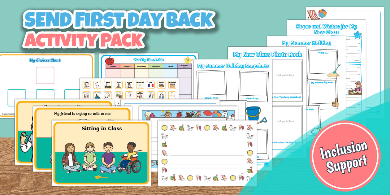 SEND First Day Back Activity Pack