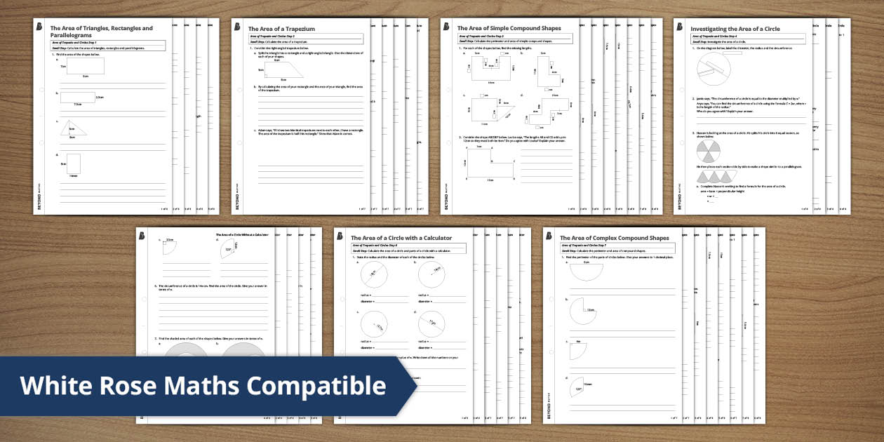 👉 Area of Trapezia and Circles - Teaching Bundle - Twinkl