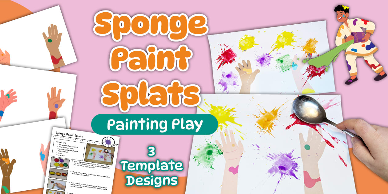 Sponge Paint Splats