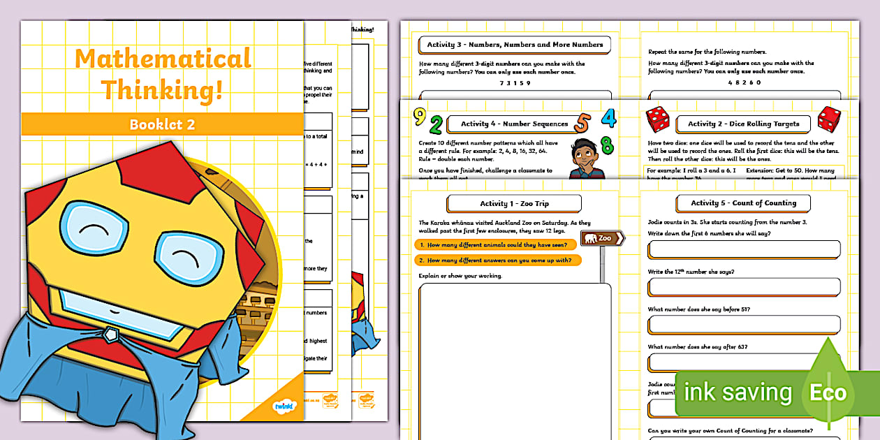 Level 2 Mathematical Thinking - Booklet 2 (teacher made)