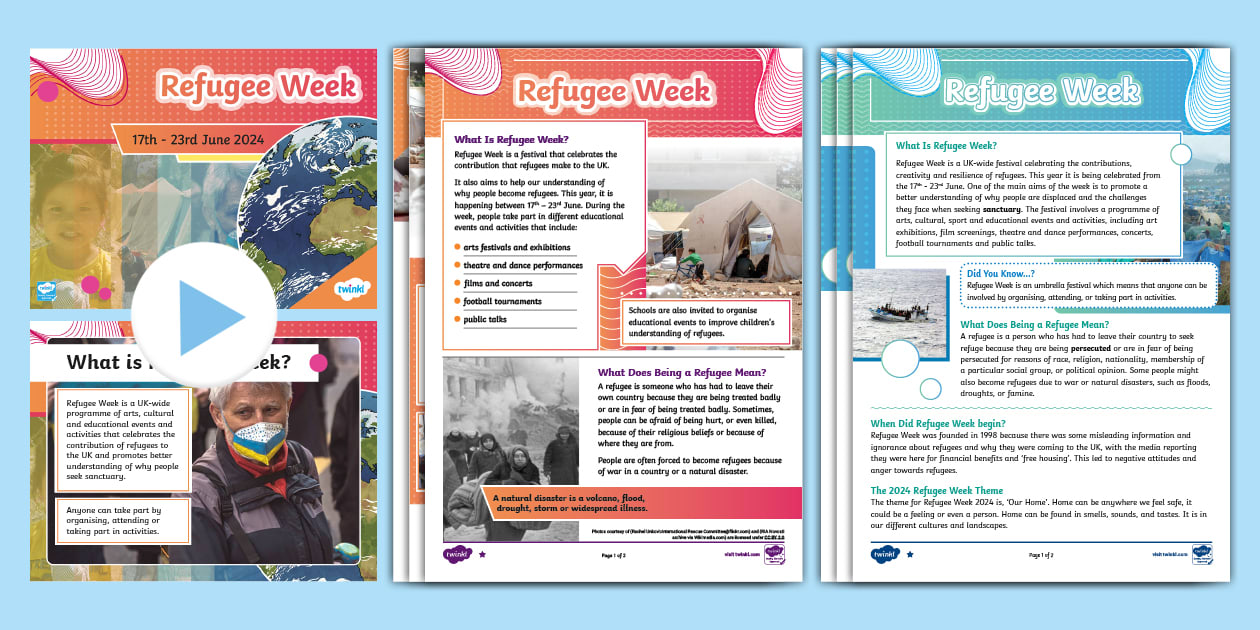 World Refugee Day Resources | Teaching Pack | Year 3-6