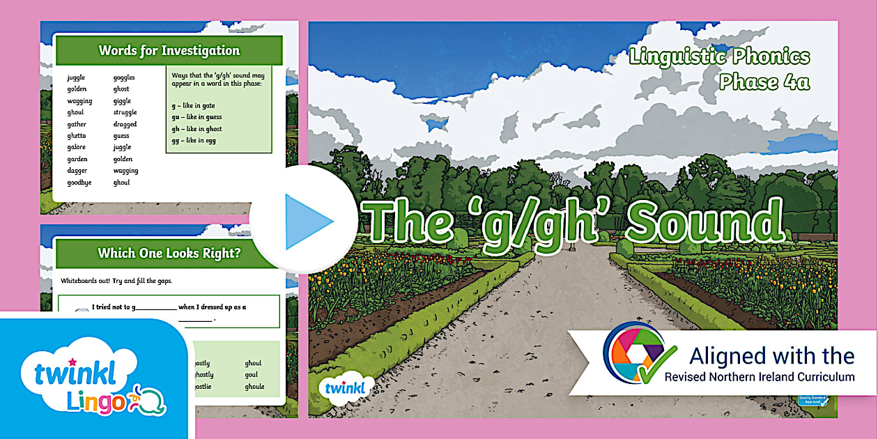 gh Words that Sound Like g Phonics PowerPoint - Resources