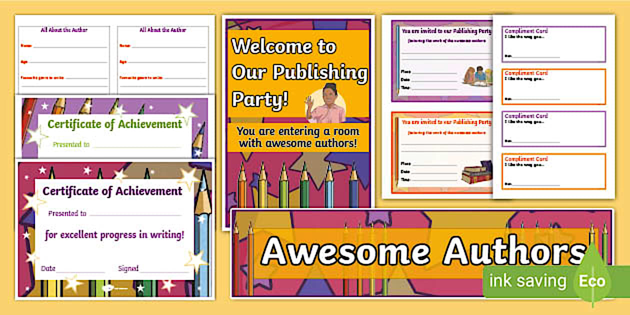 Publishing Party Resource Pack | Classroom Display Resources