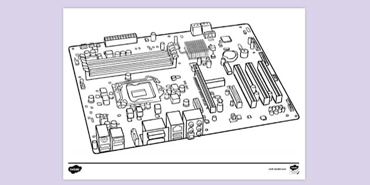 Electronic Colouring Page - Primary Resources - Twinkl