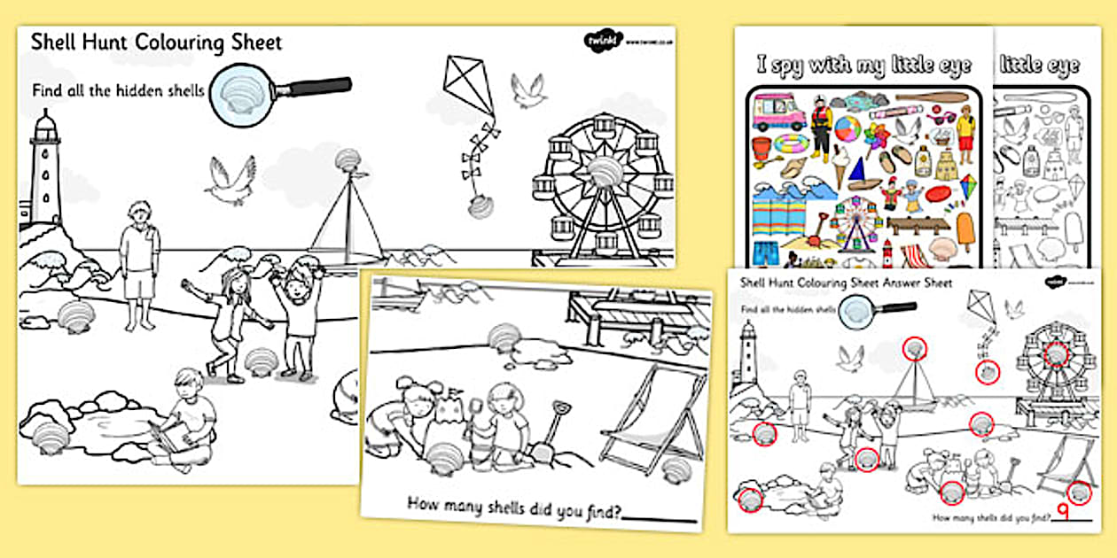 At the Seaside Trip Travel Pack (teacher made) - Twinkl