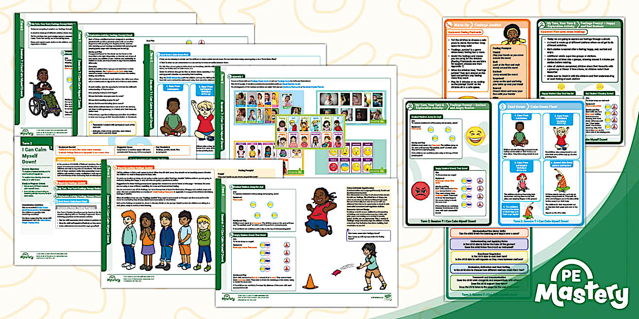 PE Mastery: I Can Calm Myself Down! Mindful Movement