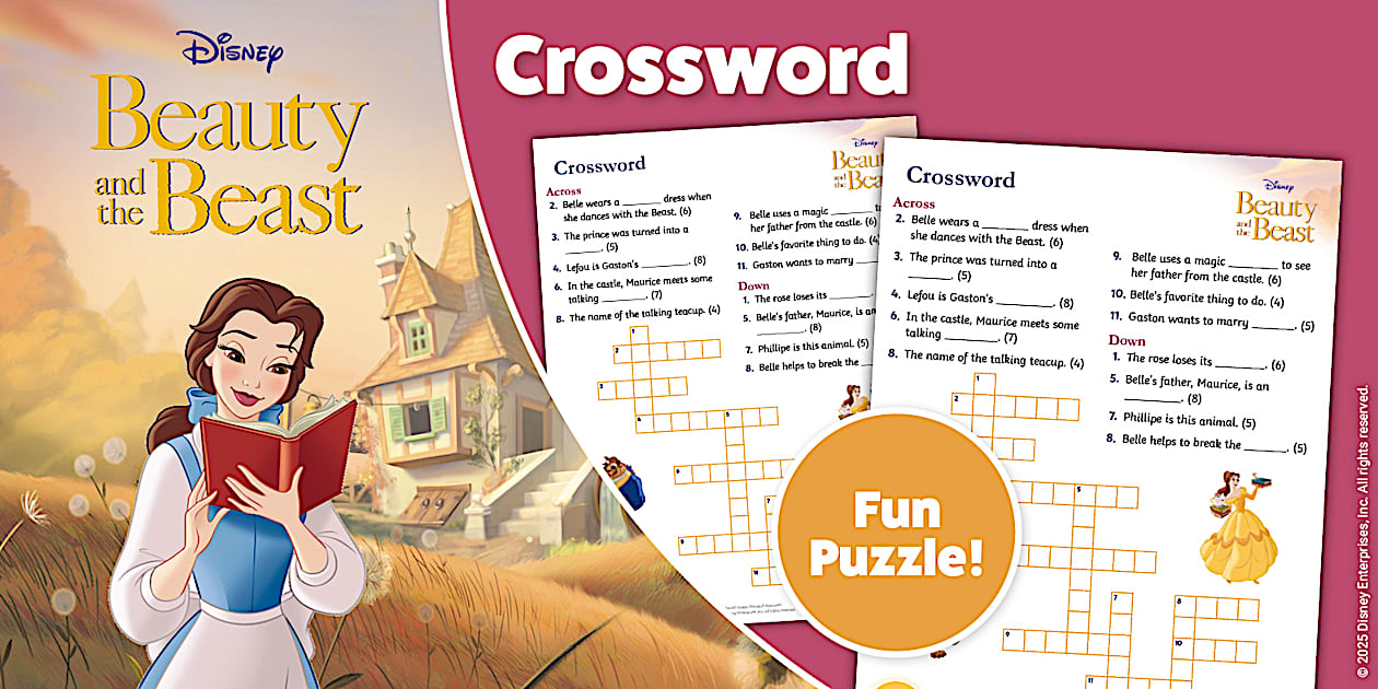 Beauty and the Beast: Crossword Puzzle