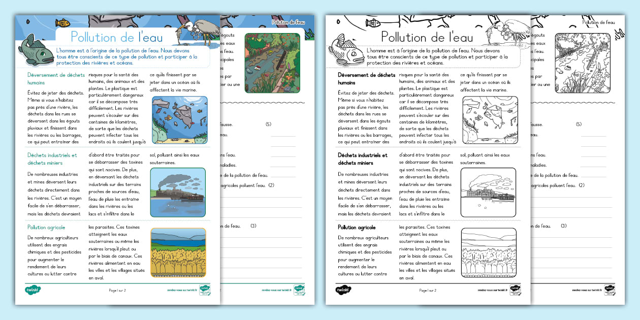 Les solutions de la pollution de la mer PDF | Lecture