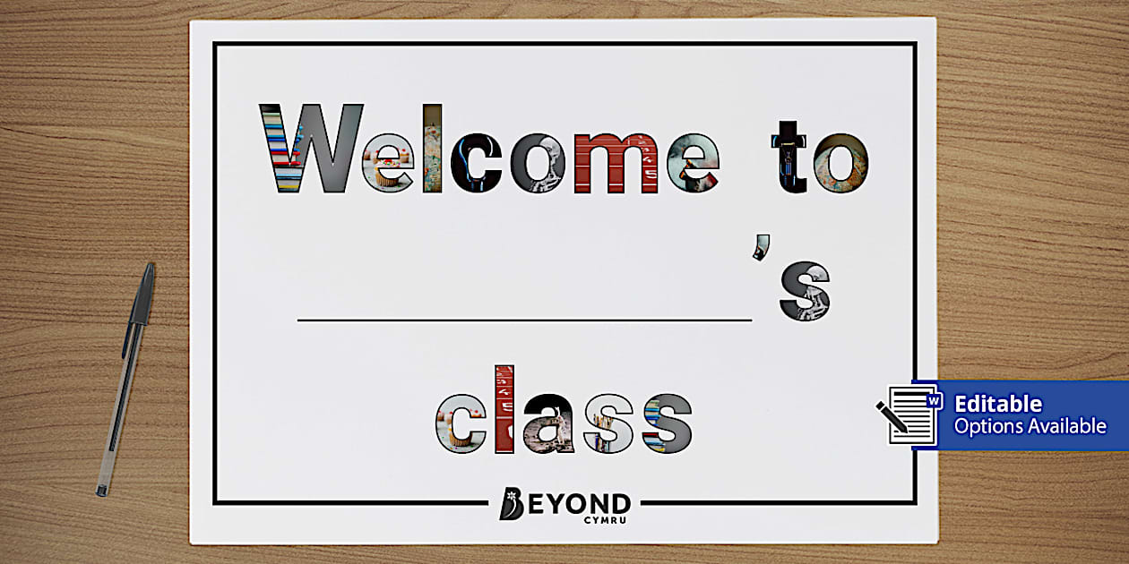 Editable Door Sign Welcome to - Wl Cm 1717591586 Editable Door Sign Welcome To My Class Ver 1 