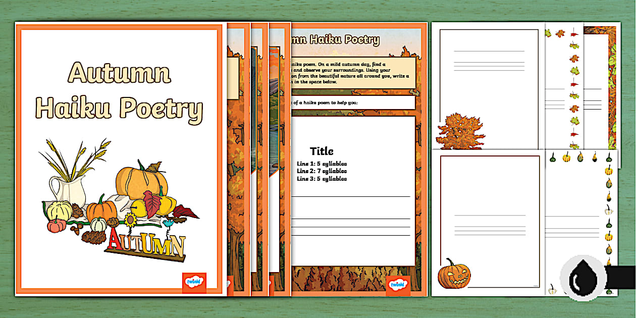 Autumn in Canada: Intermediate Autumn Haiku Poetry - Twinkl